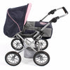 Bayer chic poppenwagen leni combi (donkerblauw met hartje)