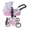 Bayer chic poppenwagen mika combi (bloemen wit roze)