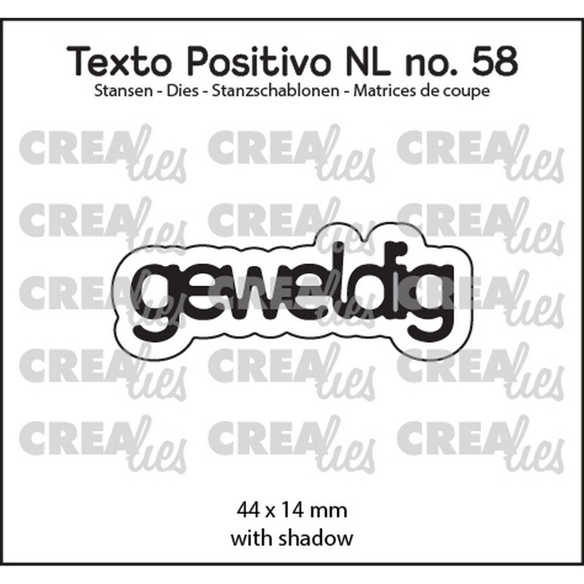 Crealies • snijmal geweldig