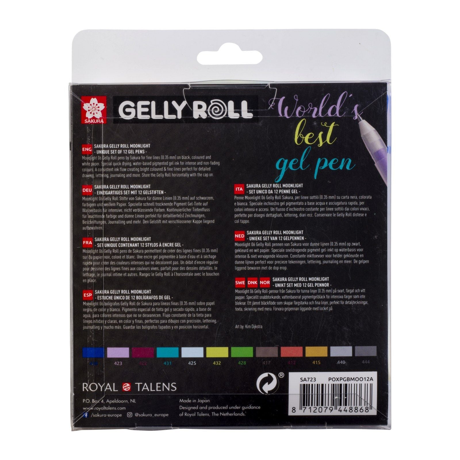 Sakura • gelly roll gel pen moonlight cosmos