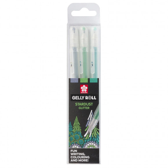 Sakura • gelly roll gelpen stardust glitter forest 3stuks