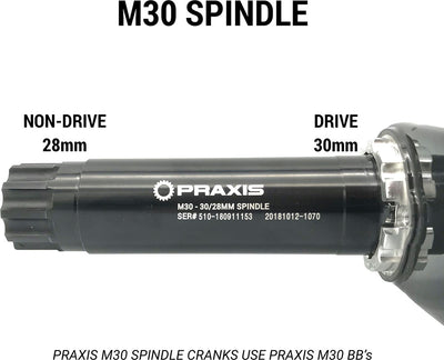 Praxis trapas adapter m30 386evo road 86.5mm