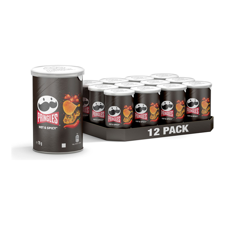 Pringles hot spicy (12x 70gr)
