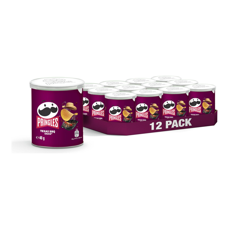 Pringles texas bbq sauce (12x 40g)