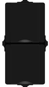 Enzo proaqa kopp swd opbouw stopcontact ra dubbel verticaal - 4628410 - afbeelding 1