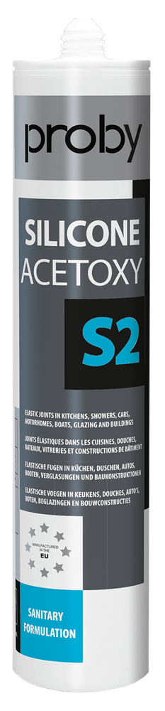 Enzo proby silicone acetoxy s2 | 280 ml | grijs (12 stuks) - 12002439