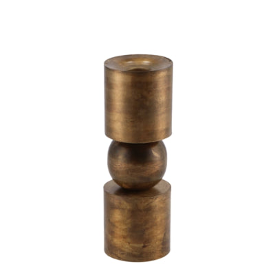 Daan kromhout kandelaar dobra goudkleurig 18 cm | 4 stuks