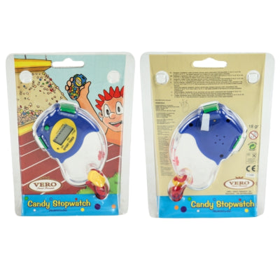 Vero candy stopwatch op batterij 4 assorti | 24 stuks