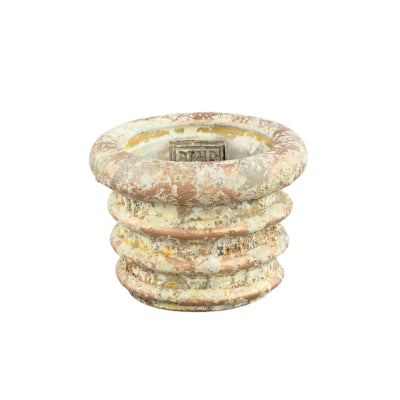 Ptmd bloempot zero swirl crème xs 12 cm | 18 stuks