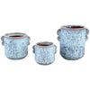 Ptmd bloempot shay hoog s blauw 14 cm | 18 stuks