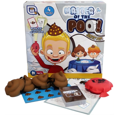 Grafix kaartspel master of the poo 27 cm | 6 stuks