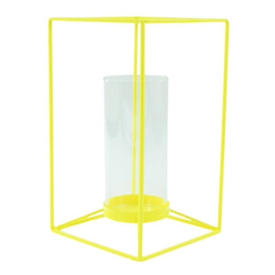 Housevitamin lantaarn geel 25 cm | 6 stuks