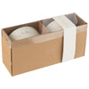 J-line kom viser la lune 14 cm set van 2 | 4 stuks