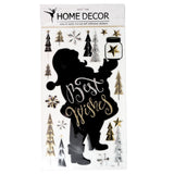 Muurstickers pop up kerstman 41 x 24 cm | 24 stuks - afbeelding 1