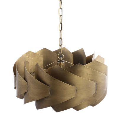Ptmd hanglamp arix messingkleurig 52 cm | 2 stuks