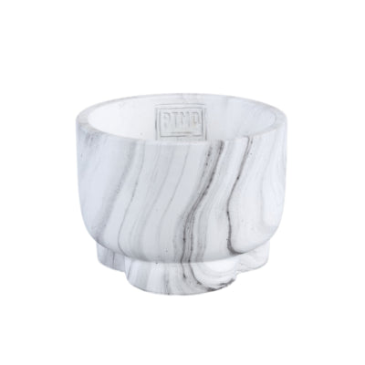 Ptmd bloempot marmy wit s 12 cm | 8 stuks