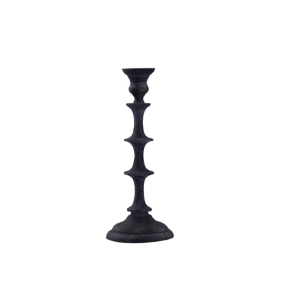 Ptmd kandelaar freddie s zwart 31,5 cm | 6 stuks