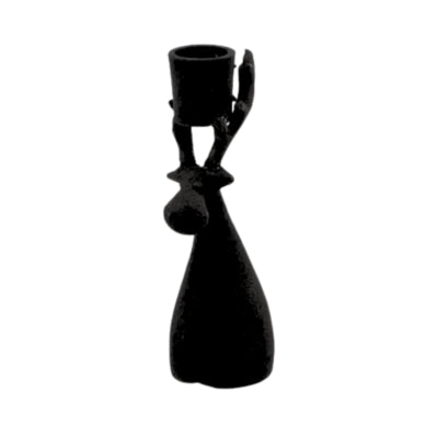 Daan kromhout kandelaar dobra zwart 14 cm | 9 stuks