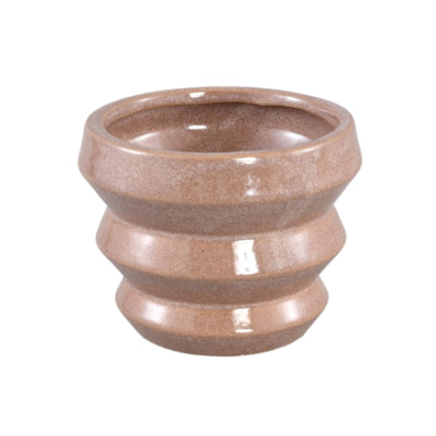 Ptmd bloempot tims s bruin 11,5 cm | 18 stuks