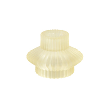 Ptmd kandelaar milandi duo mat beige 6 cm | 12 stuks