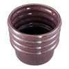 Ptmd bloempot melisa keramiek xs paars 11 cm | 12 stuks