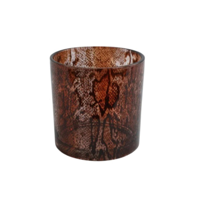 Countryfield theelichthouder kian xl bruin 15 cm | 6 stuks