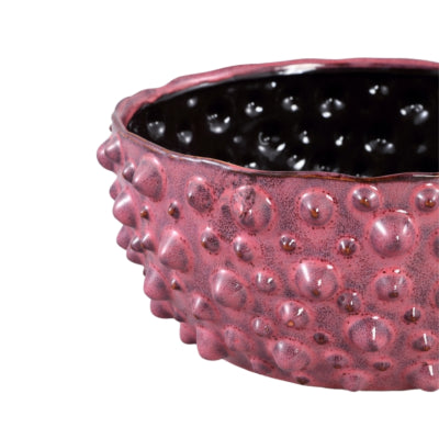 Ptmd bloempot marel dots paars s 19,5 cm | 4 stuks
