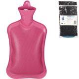 Relaxdays warmwater kruik roze 2 l | 6 stuks - afbeelding 1