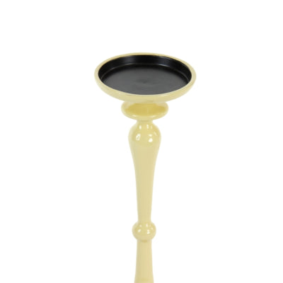 Light living light en living kandelaar yahvi glans geel 39 cm | 2 stuks