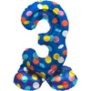 Folat folieballon staand 3 dots 41 cm | 20 stuks