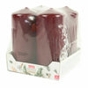 Gala profissimo stompkaarsen bordeauxrood 4,8 x 11 cm 4 stuks | 7 stuks
