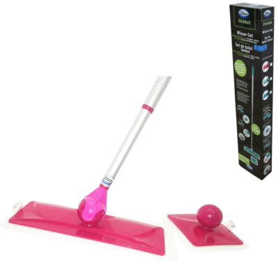 Aqua laser dweilset clickball fuchsia 9-delig | 6 stuks
