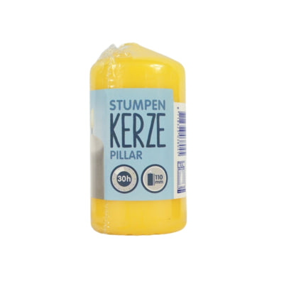 Stompkaars geel 6 x 11 cm | 24 stuks