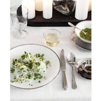 Vtwonen dinerbord white silver 25,5 cm | 12 stuks
