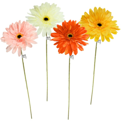 Kunstbloem gerbera 76 cm 4 assorti | 48 stuks
