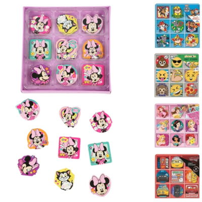 Disney licentie stickers 3 cm 36 stuks 5 assorti | 48 stuks