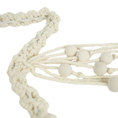 Hanger ster macramé crème 70 cm | 24 stuks