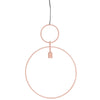 Dorina light en living hanglamp oud roze 70 cm | 6 stuks