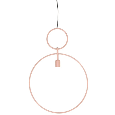 Dorina light en living hanglamp oud roze 70 cm | 6 stuks