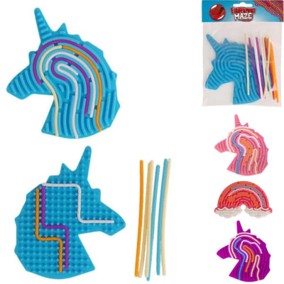 Fingerprint maze vingerafdruk doolhof 18 cm 4 assorti | 24 stuks