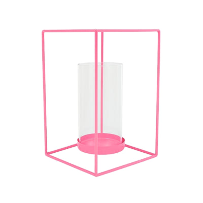 Housevitamin lantaarn roze 20 cm | 6 stuks