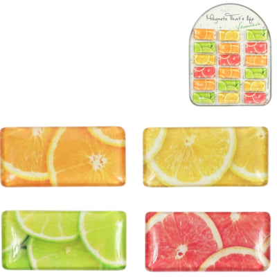 Magneet fruit vitaminekick 5,8 cm 4 assorti | 36 stuks