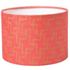 (r) lampenkap roze cilinder 24,5 x 17,5 cm | 4 stuks