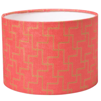 (r) lampenkap roze cilinder 24,5 x 17,5 cm | 4 stuks