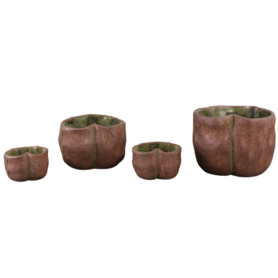 Ptmd bloempot roddie rust 20 cm | 8 stuks