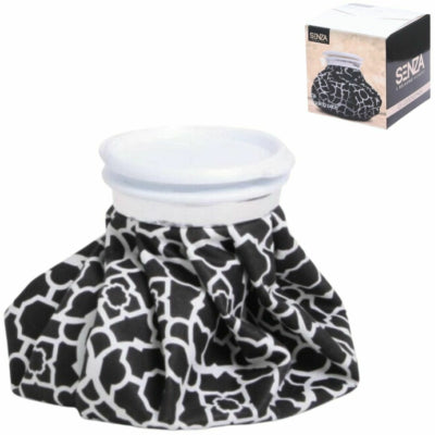 Senza coolpack zwart wit 15 cm | 36 stuks