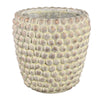 Ptmd bloempot ruis xl crème 30 cm | 2 stuks