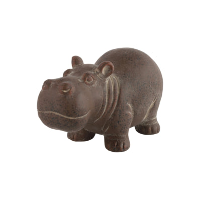 Countryfield beeld mafuta nijlpaard bruin 16 cm | 24 stuks