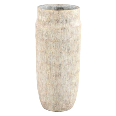 Ptmd bloempot sary hoog l crème 55 cm | 2 stuks