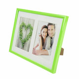 Fotolijst easy passepartout voor 2 fotos groen 10 x 15 cm | 12 stuks - afbeelding 1